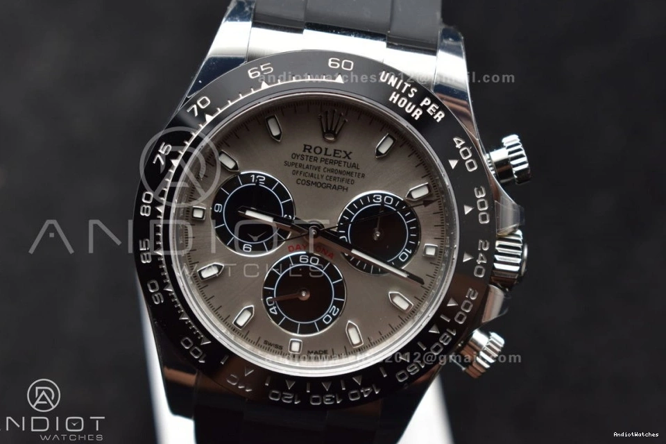 Strap FlexibleFit on Best DD Daytona VSF flex Oyster 904L Dial Steel 116519 Edition Gray 1:1 775 1021